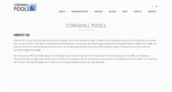 Desktop Screenshot of cornwallpools.co.uk